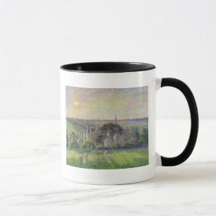 Camille Pissarro   die Kirche und der Bauernhof Tasse