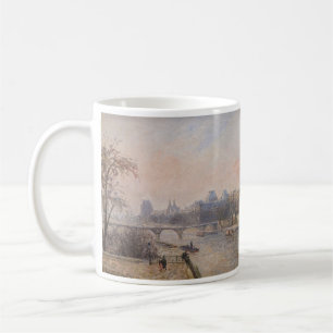 Camille Pissarro - Die Seine und der Louvre Kaffeetasse