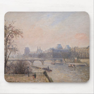 Camille Pissarro - Die Seine und der Louvre Mousepad