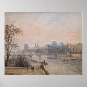 Camille Pissarro - Die Seine und der Louvre Poster