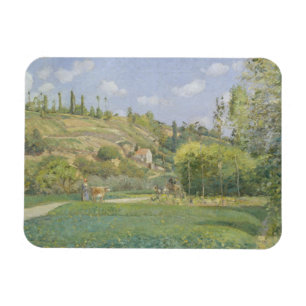 Camille Pissarro   ein Cowherd bei Valhermeil, Magnet