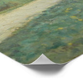 Camille Pissarro | Ein Landhaus in Valhermeil, Auv Poster (Ecke)