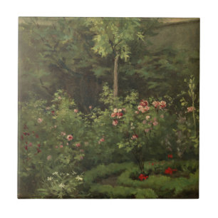 Camille Pissarro   ein Rosen-Garten Fliese