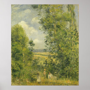 Camille Pissarro   Eine Erholung auf der Wiese Poster