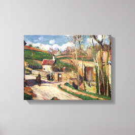 Camille Pissarro Eine Kreuzung aus Hermitage, Po Leinwanddruck