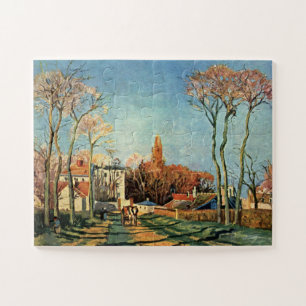 Camille Pissarro Eintritt in das Dorf Voisins Puzzle