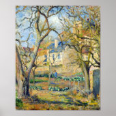 Camille Pissarro Gemüsegarten Poster (Vorne)