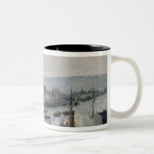 Camille Pissarro   Heilig-Trennen Hafen, Rouen, Zweifarbige Tasse