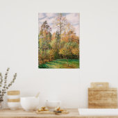 Camille Pissarro - Herbst, Poplars, Eragny Poster (Küche)