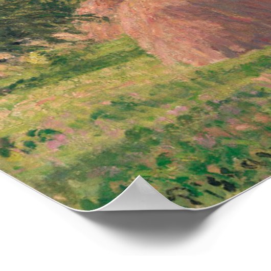 Camille Pissarro | Hystacks, Morgen, Eragny Poster (Ecke)