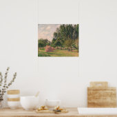 Camille Pissarro | Hystacks, Morgen, Eragny Poster (Küche)