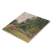 Camille Pissarro - Hystacks, Morning, Eragny Fliese (Seite)