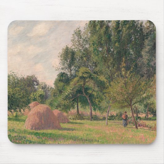 Camille Pissarro - Hystacks, Morning, Eragny Mousepad (Vorne)
