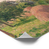 Camille Pissarro - Hystacks, Morning, Eragny Poster (Ecke)