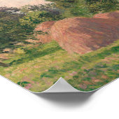 Camille Pissarro - Hystacks, Morning, Eragny Poster (Ecke)