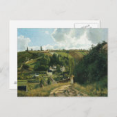 Camille Pissarro - Jalais Hill, Pontoise Postkarte (Vorne/Hinten)