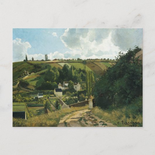 Camille Pissarro - Jalais Hill, Pontoise Postkarte (Vorderseite)