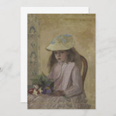 Camille Pissarro - Jeanne Pissarro, genannt Minett Einladung (Vorne/Hinten)
