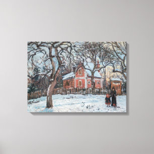 Camille Pissarro - Kastanien in Louvecienne Leinwanddruck