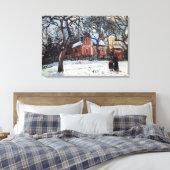 Camille Pissarro Kastanienbaum in Louvecienne Leinwanddruck (Insitu (Schlafzimmer))