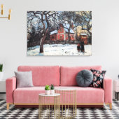 Camille Pissarro Kastanienbaum in Louvecienne Leinwanddruck (Insitu (Wohnzimmer))