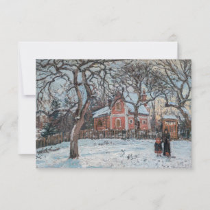 Camille Pissarro - Kastanienbäume in Louveciennes Dankeskarte