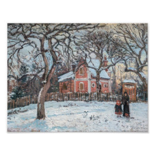 Camille Pissarro - Kastanienbäume in Louveciennes Fotodruck