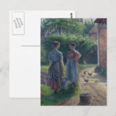 Camille Pissarro Kunstdruckerkarten, Gif Postkarte (Vorne/Hinten)