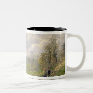 Camille Pissarro   La Sente du Chou, nahe Pontoise Zweifarbige Tasse