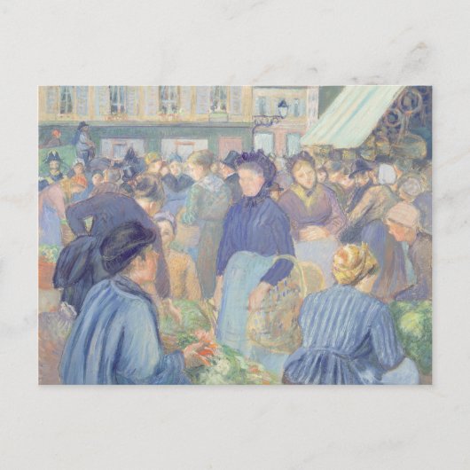 Camille Pissarro | Le Marche de Gisors Postkarte (Vorderseite)