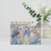 Camille Pissarro | Le Marche de Gisors Postkarte (Stehend Vorderseite)