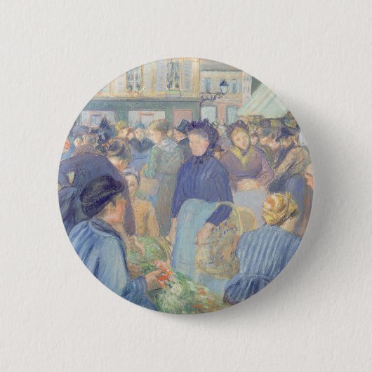 Camille Pissarro | Le Marken de Gisors Button (Vorderseite)