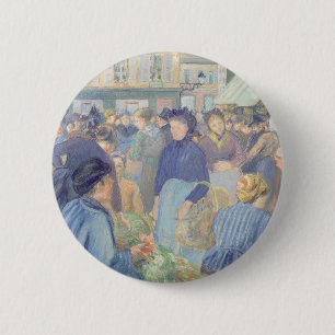 Camille Pissarro   Le Marken de Gisors Button