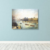 Camille Pissarro Morning Winter Sunshine Frost Leinwanddruck (Insitu (Holzboden))