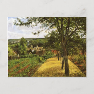 Camille Pissarro - Orchards at Louveciennes Postkarte