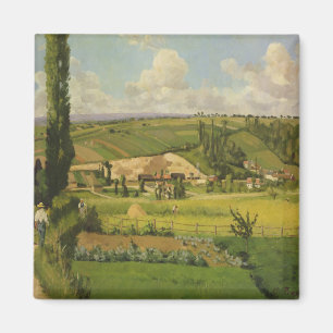 Camille Pissarro Paysage aux Patients, Pointoise Magnet