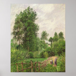 Camille Pissarro Paysage, Temps gris ein Eragny Poster