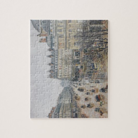 Camille Pissarro | Place du Theatre Francais, Pari Puzzle (Vertikal)
