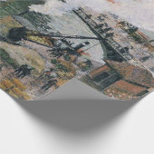 Camille Pissarro Pont Boieldieu in Rouen Painting Geschenkpapier (Ecke)