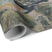 Camille Pissarro Pont Boieldieu in Rouen Painting Geschenkpapier (Rolleneckpunkt)