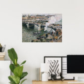 Camille Pissarro Pont Boieldieu in Rouen Painting Poster (Heimbüro)