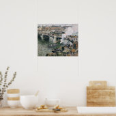 Camille Pissarro Pont Boieldieu in Rouen Painting Poster (Küche)