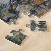 Camille Pissarro Pont Boieldieu in Rouen Painting Puzzle (Seite)