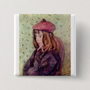 Camille Pissarro - Portrait Felix 1881 Öl Leinwand Button