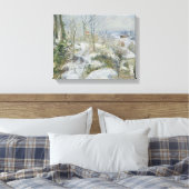 Camille Pissarro - Rabbit Warren bei Pontoise, Sno Leinwanddruck (Insitu (Schlafzimmer))