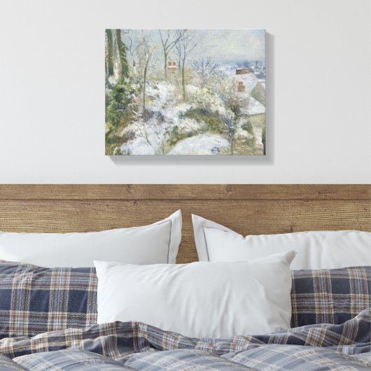 Camille Pissarro - Rabbit Warren bei Pontoise, Sno Leinwanddruck (Insitu (Schlafzimmer))