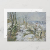 Camille Pissarro - Rabbit Warren bei Pontoise, Sno Postkarte (Vorne/Hinten)