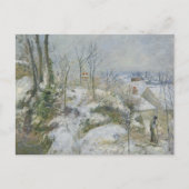 Camille Pissarro - Rabbit Warren bei Pontoise, Sno Postkarte (Vorderseite)