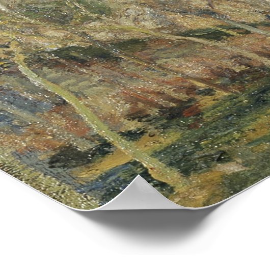 Camille Pissarro - Rote Dächer, Ecke eines Dorfes Poster (Ecke)