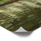 Camille Pissarro | Schleuse bei Pontoise Poster (Ecke)